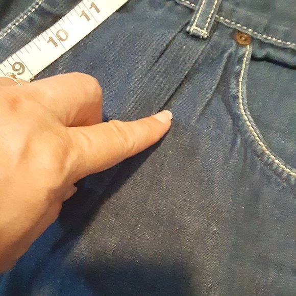 1980's Vintage BonJour Pleated Taper Leg High Rise Mom Jeans - Picture 6 of 13